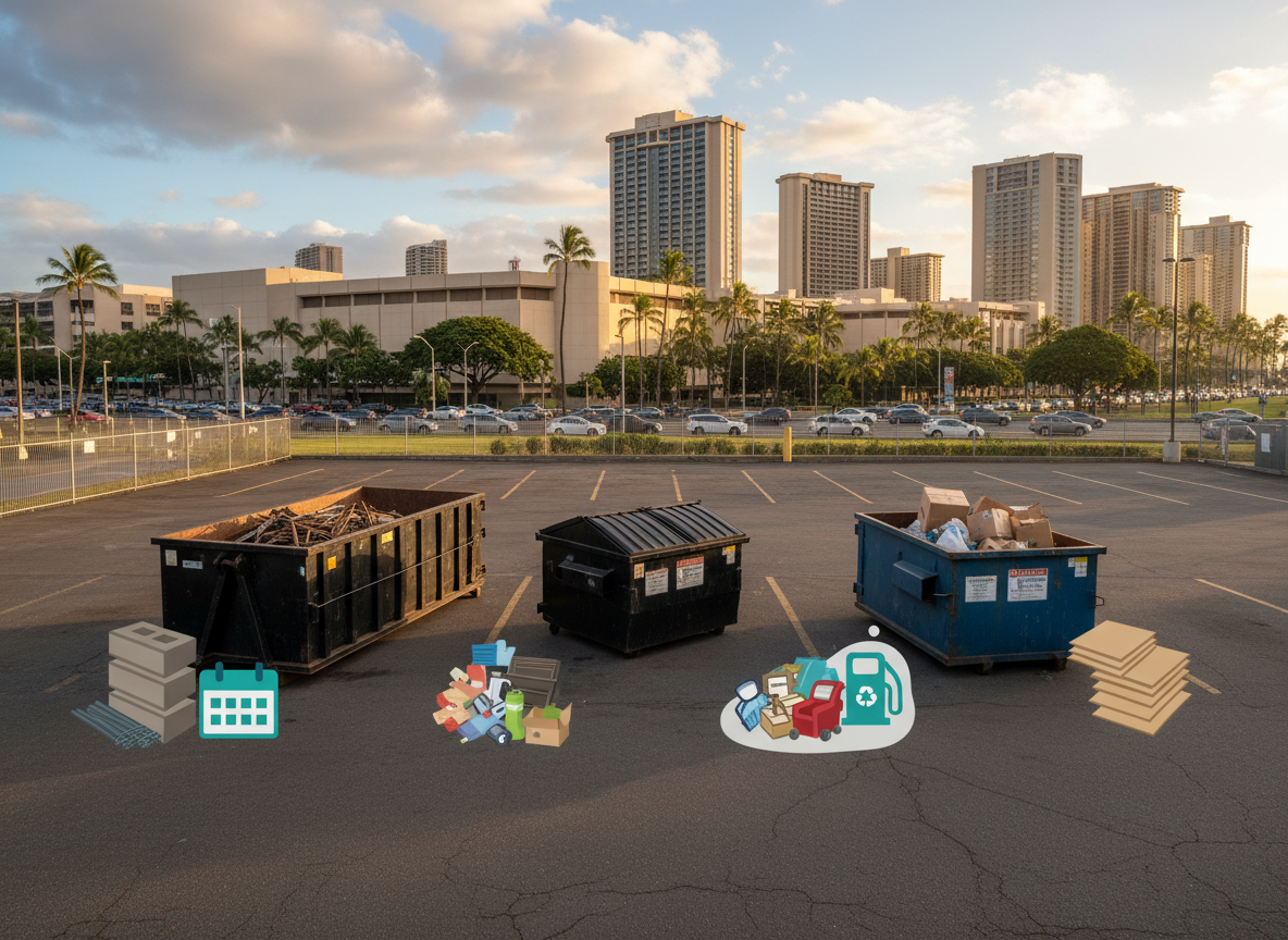 Cost Variables for Dumpster Rentals Near Ala Moana