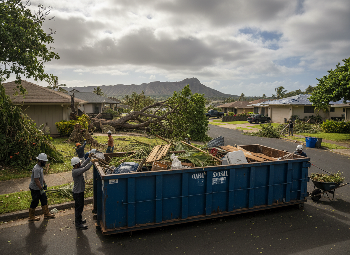 How to Handle Hurricane Debris Removal on Oahu